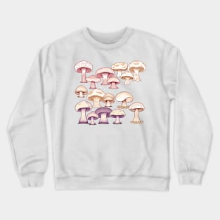 Mushroom Pattern Crewneck Sweatshirt